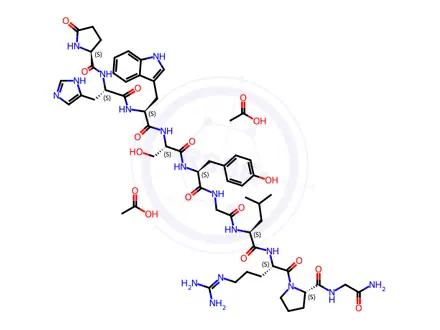 Chemical structure of Gonadorelin Diacetate