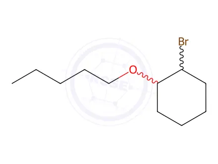 Chemical structure of 1-Bromo-2-(pentyloxy)cyclohexane