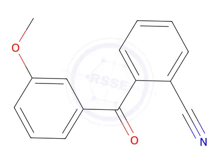 Chemical structure of 2-Cyano-3-methoxybenzophenone