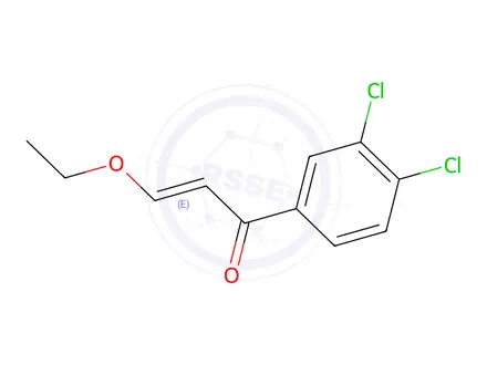 Chemical structure of 1-(3,4-Dichlorophenyl)-3-ethoxyprop-2-en-1-one