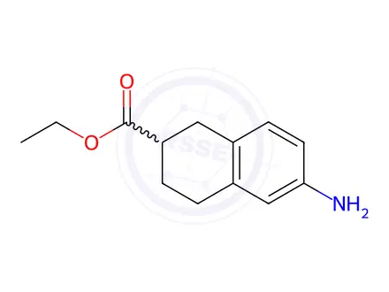 Chemical structure of Ethyl 6-Amino-1,2,3,4-Tetrahydronaphthalene-2-Carboxyl