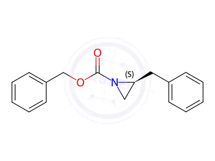Chemical structure of Benzyl (S)-2-benzylaziridine-1-carboxylate