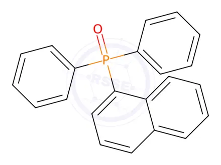 Chemical structure of naphthalen-1-yldiphenylphosphine oxide