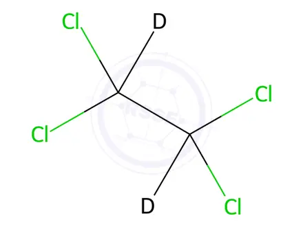 Chemical structure of 1,1,2,2-Tetrachloroethane-D2