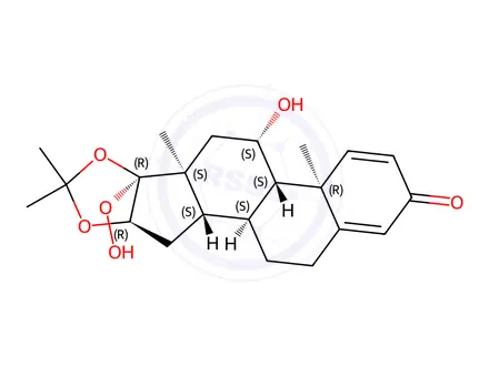 Chemical structure of Desonide Impurity 8 (910299-73-9)