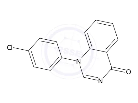 Chemical structure of 1-(4-Chlorophenyl)quinazolin-4(1H)-one