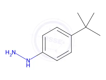 Chemical structure of 4-tert-Butylphenylhydrazine hydrochloride