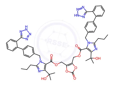 Chemical structure of Olmesartan Dimer Impurity 4