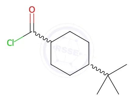 Chemical structure of 4-(tert-Butyl)cyclohexane-1-carbonyl Chloride