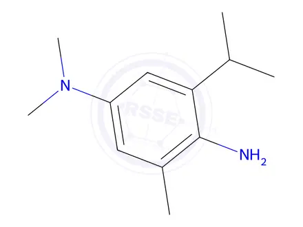 Chemical structure of 3-Isopropyl-N1,N1,5-trimethylbenzene-1,4-diamine