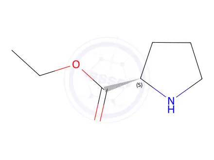 Chemical structure of (S)-Ethyl Pyrrolidine-2-carboxylate