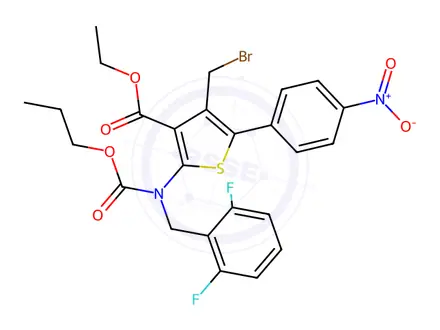 Chemical structure of Relugolix Impurity 282