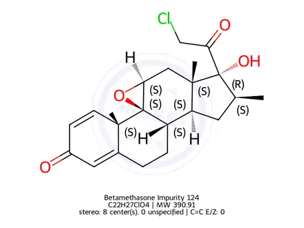Chemical structure of Betamethasone Impurity 256
