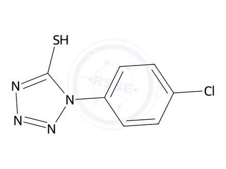 Chemical structure of 1-(4-Chlorophenyl)-1H-1,2,3,4-tetrazole-5-thiol