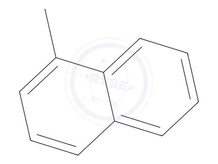 Chemical structure of 1-Methylnaphthalene