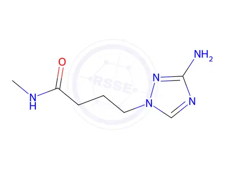 Chemical structure of 4-(3-Amino-1h-1,2,4-triazol-1-yl)-N-methylbutanamide