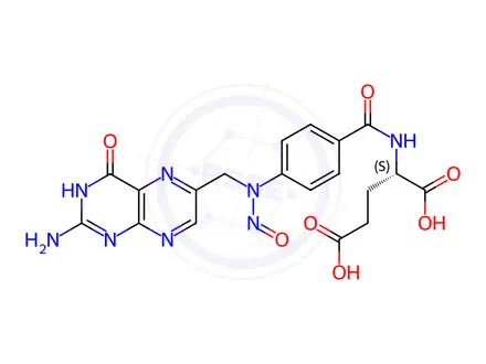 Chemical structure of N-Nitroso Folic Acid