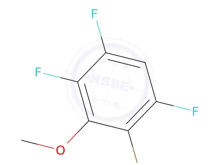 Chemical structure of 2-Bromo-1,4,5-trifluoro-3-methoxybenzene