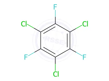 Chemical structure of 1,3,5-Trifluorotrichlorobenzene