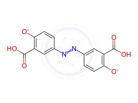 Chemical structure of Olsalazine Sodium