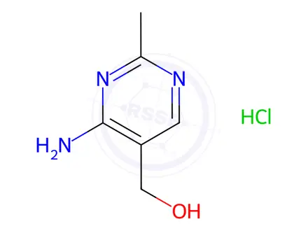 Chemical structure of 4-Amino-5-hydroxymethyl-2-methylpyrimidine Hydrochloride