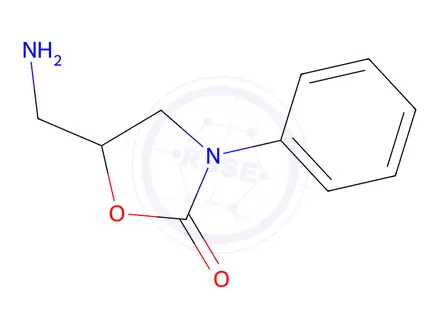 Chemical structure of 5-(Aminomethyl)-3-phenyl-1,3-oxazolidin-2-one