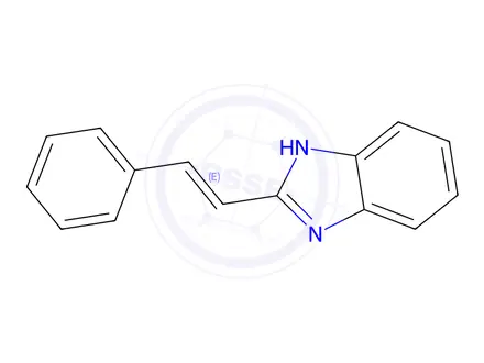 Chemical structure of 2-[(E)-2-Phenylvinyl]-1H-benzimidazole