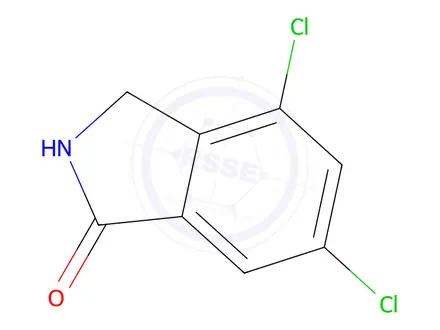 Chemical structure of 4,6-Dichloroisoindolin-1-one
