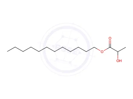 Chemical structure of Lactic Acid Impurity 2 (Lactic Acid Dodecyl Ester)
