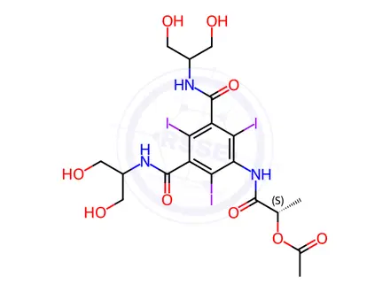 Chemical structure of Iopamidol EP Impurity E