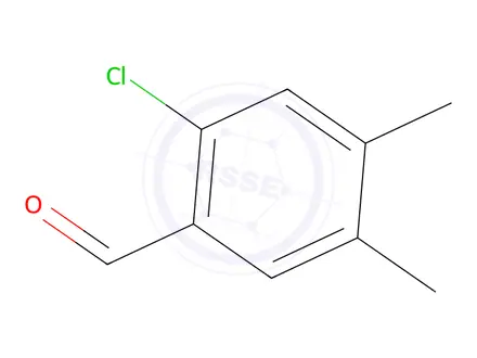 Chemical structure of 2-Chloro-4,5-dimethylbenzaldehyde