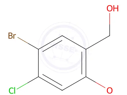 Chemical structure of (5-Bromo-4-chloro-2-methoxy-phenyl)-methanol