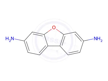Chemical structure of Dibenzo[b,d]furan-3,7-diamine