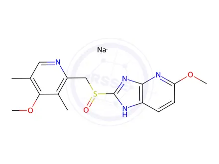 Chemical structure of Tenatoprazole sodium