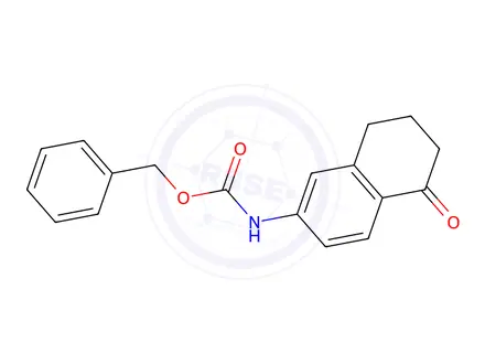 Chemical structure of Benzyl (5-oxo-5,6,7,8-tetrahydronaphthalen-2-yl)carbamate