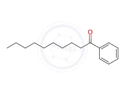 Chemical structure of Decanophenone