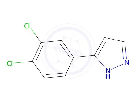 Chemical structure of 5-(3,4-Dichlorophenyl)-1H-pyrazole