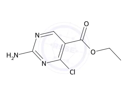 Chemical structure of Ethyl 2-Amino-4-chloropyrimidine-5-carboxylate