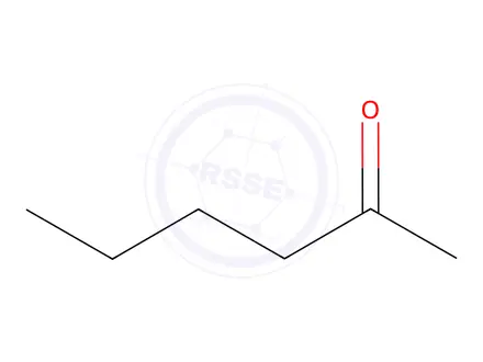 Chemical structure of 2-Hexanone