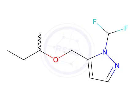 Chemical structure of 5-(sec-butoxymethyl)-1-(difluoromethyl)-1H-pyrazole