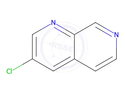 Chemical structure of 3-Chloro-1,7-naphthyridine