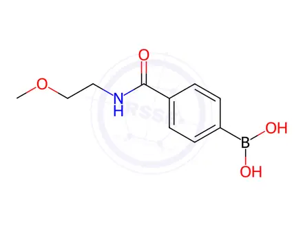 Chemical structure of 4-(2-Methoxyethylcarbamoyl)phenylboronic acid