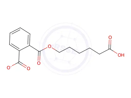 Chemical structure of Mono-5-carboxypentyl Phthalate