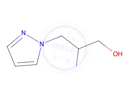 Chemical structure of 2-Amino-3-(1H-pyrazol-1-yl)propan-1-ol