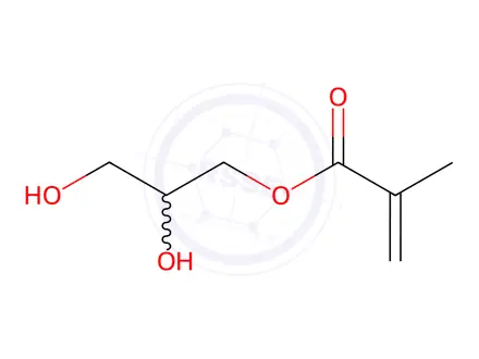 Chemical structure of POLY(1-GLYCEROL METHACRYLATE)