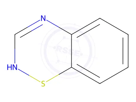 Chemical structure of Benzothiadiazine (255-18-5)