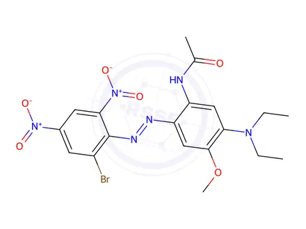 Chemical structure of Disperse Blue 291