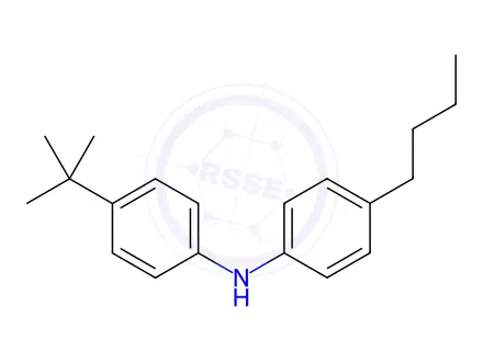Chemical structure of 4-Butyl-N-(4-(tert-butyl)phenyl)aniline