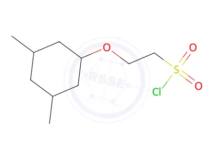 Chemical structure of 2-((3,5-Dimethylcyclohexyl)oxy)ethane-1-sulfonyl chloride