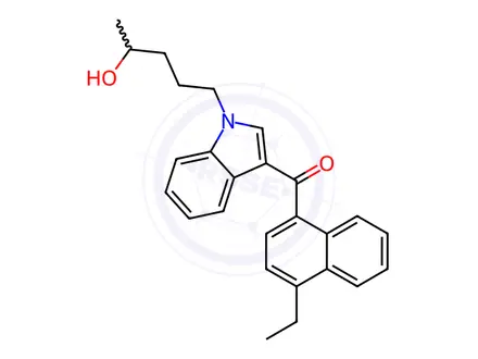 Chemical structure of JWH-210 4-Hydroxypentyl